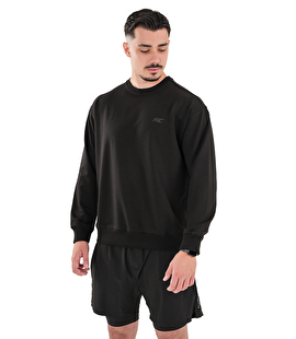 MuscleCloth Basic Sweatshirt Siyah