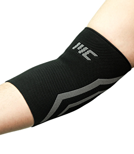 MuscleCloth Elastik Spor Dirseklik Tekli Paket Siyah