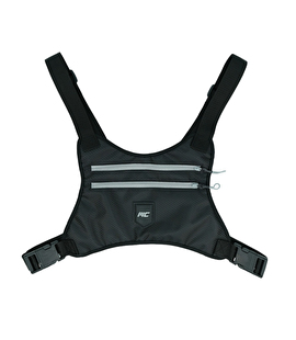 MuscleCloth Koşucu Göğüs Çantası Siyah