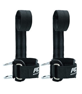 MuscleCloth Pro Big Grip Wrist Cuff 2'li Paket Siyah