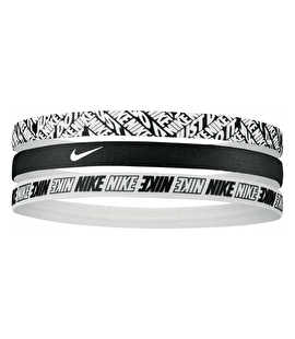 Nike Printed Headbands 3'lü Saç Bandı Siyah