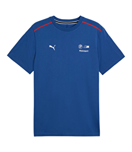 Puma Bmw Mms Sportswear MT7 Kısa Kollu T-Shirt Mavi