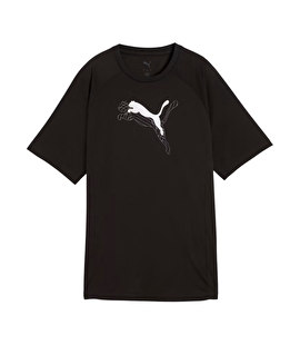 Puma Evostripe Graphic Kadın Kısa Kollu T-Shirt Siyah
