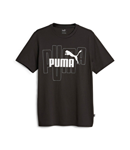 Puma Graphics No.1 Logo Kısa Kollu T-Shirt Siyah