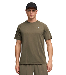 Puma PWRTRAIN Triblend Kısa Kollu T-Shirt Yeşil