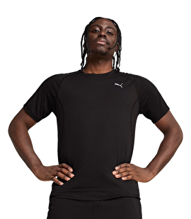 Puma Run Velocity Tri-Blend Kısa Kollu T-Shirt Siyah