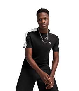 Puma T7 Kısa Kollu T-Shirt Siyah