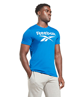 Reebok Big Logo Kısa Kollu T-Shirt Mavi
