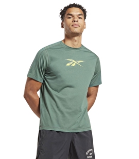 Reebok Train Speedwick Gfx Kısa Kollu T-Shirt Yeşil