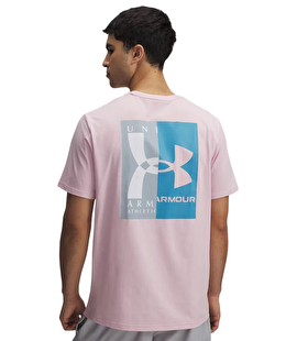 Under Armour 60/40S Evol Logo Kısa Kollu T-Shirt Somon