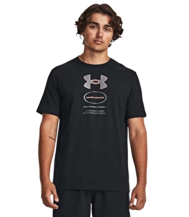 Under Armour Branded Gel Stack Kısa Kollu T-Shirt Siyah