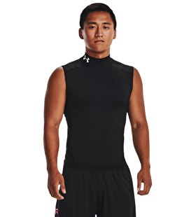 Under Armour HeatGear Compression Mock Kolsuz T-Shirt Siyah