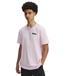 Under Armour Heavyweight Armour Label Kısa Kollu T-Shirt Açık Pembe