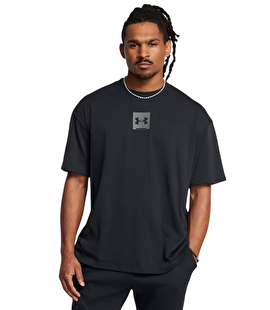 Under Armour Heavyweight Oversize SM Box Kısa Kollu T-Shirt Siyah