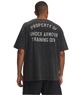 Under Armour Heavyweight Property Of UA Kısa Kollu T-Shirt Siyah