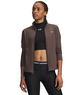 Under Armour Motion Kadın Fermuarlı Sweatshirt Kahverengi