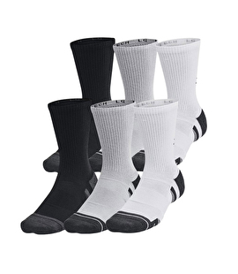 Under Armour Performance Tech 6'Lı Paket Crew Çorap Gri
