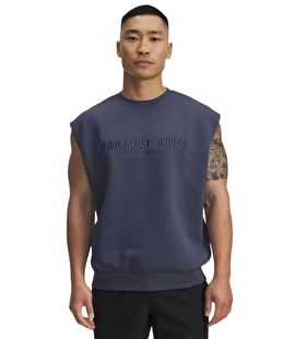 Under Armour Project Rock Icon Kolsuz T-Shirt Gri