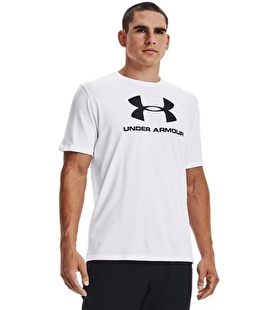 Under Armour Sportstyle Logo T-Shirt Beyaz