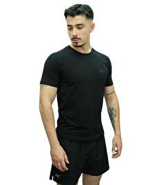 MuscleCloth Elite Reglan T-Shirt Siyah