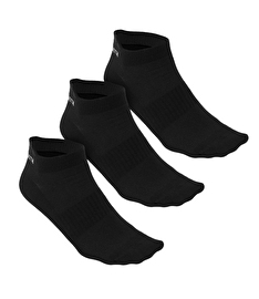 MuscleCloth Low Cut Çorap 3'lü Paket Siyah
