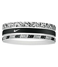 Nike Printed Headbands 3'lü Saç Bandı Siyah