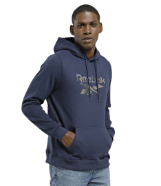 Reebok Identity Modern Kapüşonlu Sweatshirt Lacivert