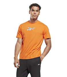 Reebok Train Speedwick Gfx Kısa Kollu T-Shirt Turuncu
