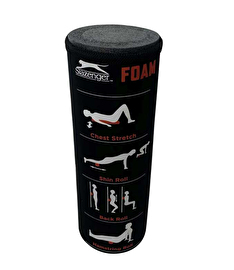 Slazenger Foam Roller Egzersiz Şekilli Siyah
