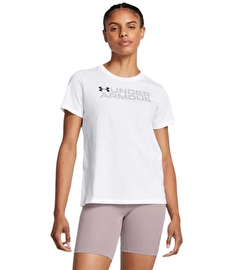 Under Armour Big Logo Pack Kadın Kısa Kollu T-Shirt Beyaz