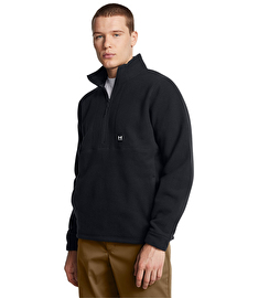 Under Armour Expanse Fleece Yarım Fermuarlı Sweatshirt Siyah