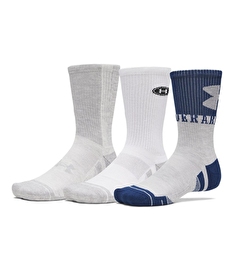 Under Armour Performance Tech Nov 3'lü Paket Çorap Lacivert Beyaz Gri