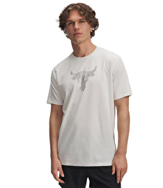 Under Armour Project Rock Payoff Graphic Kısa Kollu T-Shirt Beyaz