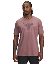 Under Armour Project Rock Payoff Graphic Kısa Kollu T-Shirt Bordo