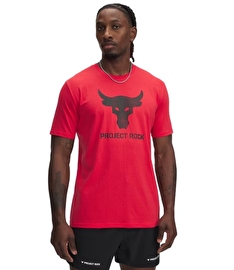 Under Armour Project Rock Payoff Graphic Kısa Kollu T-Shirt Kırmızı