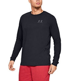 Under Armour Sportstyle Left Chest Uzun Kollu T-Shirt Siyah
