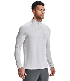 Under Armour Tech 1/2 Zip Yarım Fermuarlı Sweatshirt Açık Gri