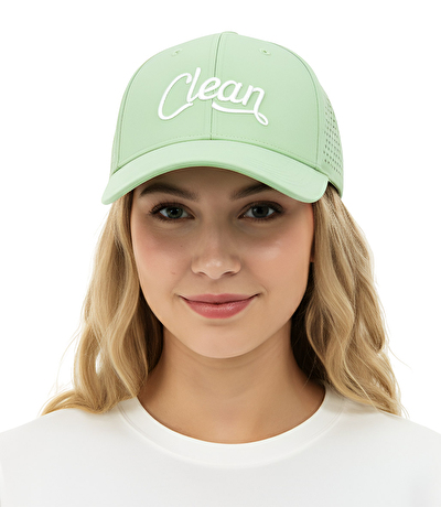Clean Powders Fileli Şapka Yeşil