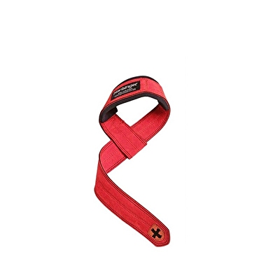 Harbinger Red Padded Leather Lifting Straps