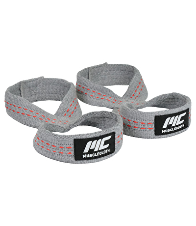 MuscleCloth 8 Loop Lifting Straps Gri