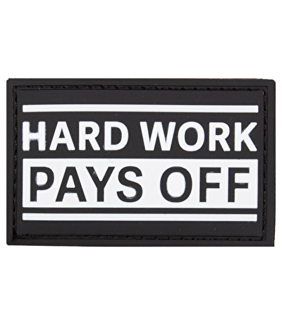MuscleCloth Hard Work Pays Off Patch 8x5 Cm
