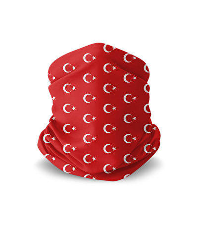MuscleCloth Çok Amaçlı Boyunluk Ay Yıldız
