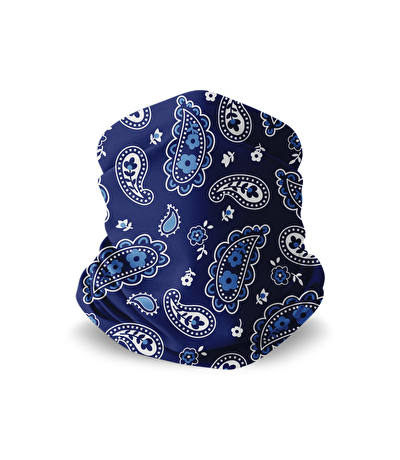 MuscleCloth Çok Amaçlı Boyunluk Blue Pateh