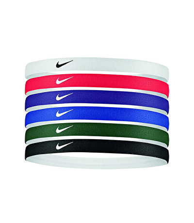 Nike Headbands Printed 6'lı Saç Bandı Çok Renkli