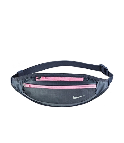 Nike Small Capacity Waistpack Gri-Pembe