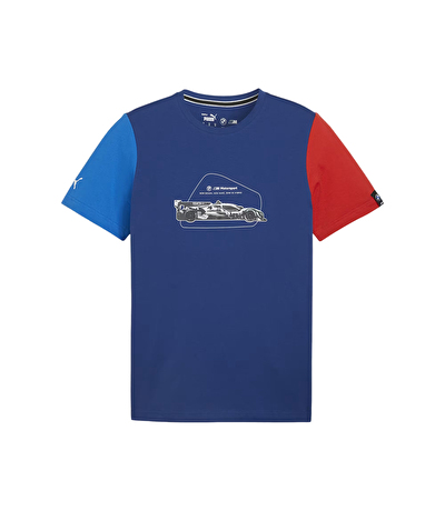 Puma Bmw Mms Ess Kısa Kollu T-Shirt Mavi