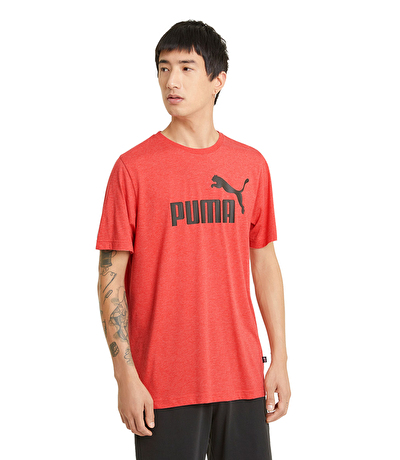 Puma Ess Heather Tee T-Shirt Kırmızı