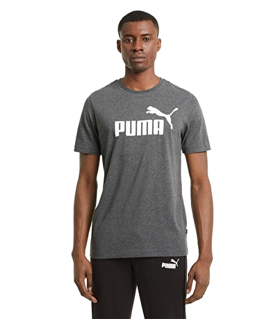 Puma Ess Heather Tee T-Shirt Siyah