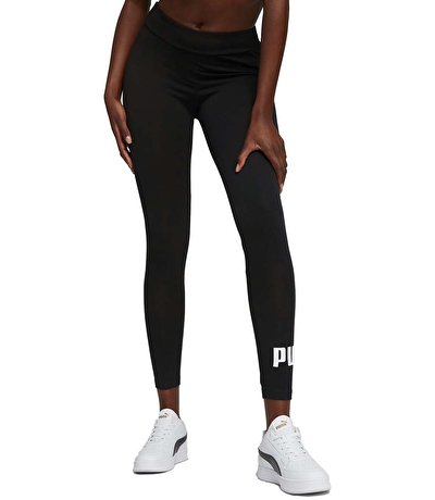 Puma Essentials Logo Kadın Tayt Siyah