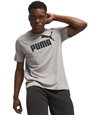 Puma Essentials Logo T-Shirt Gri